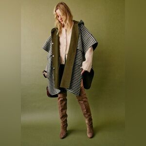 Sézane Donavan Cape - Manteau - Kaki - One Size